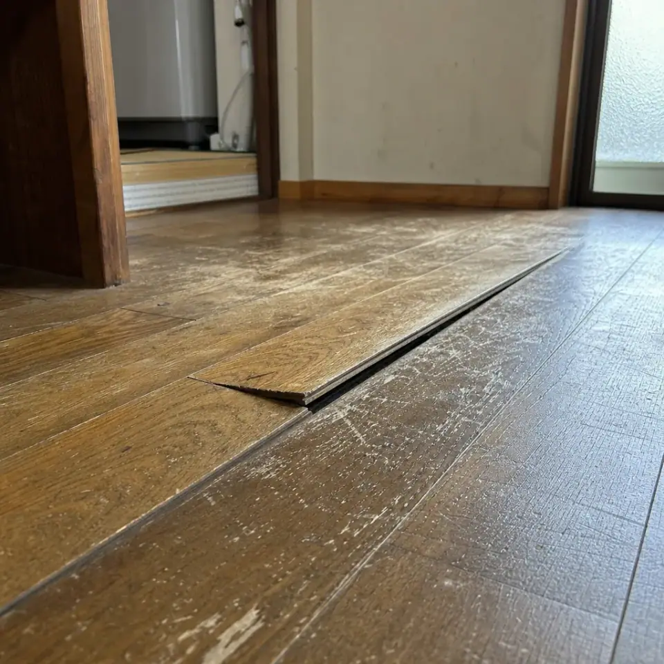 床がきしむ・沈む・床鳴りがする