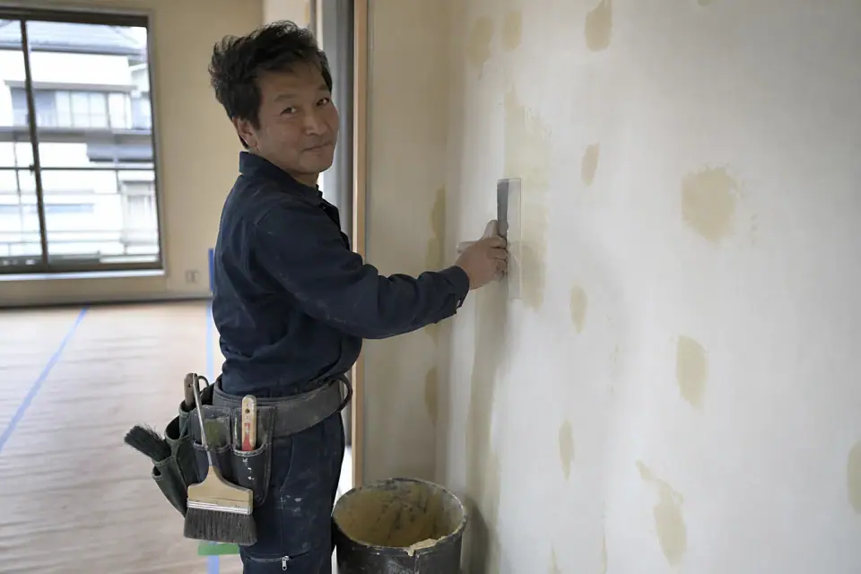 多摩市 賃貸マンション 1Kの原状回復（壁紙・床）